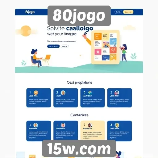 Acessibilidade e design do site 80jogo