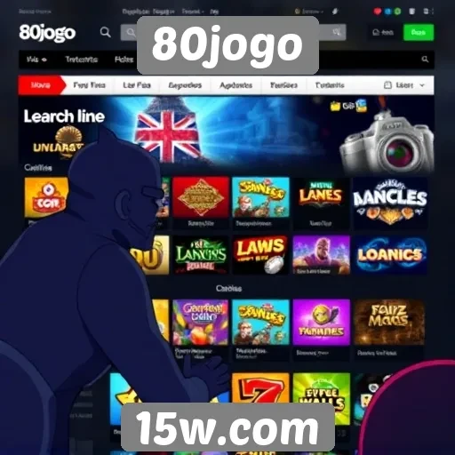 Experiência do usuário no site 80jogo